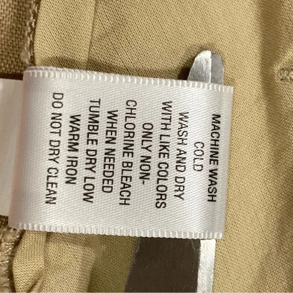 Banana Republic Women’s Khaki Linen Pants Size 6